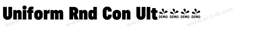 Uniform Rnd Con Ult字体转换 Uniform Rnd Con Ult字体转换